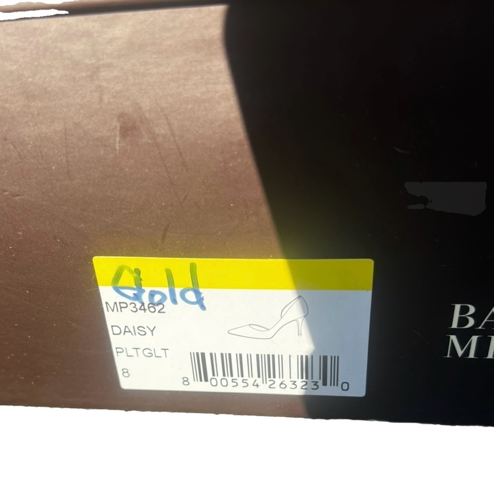 Badgley Mischka Glittering Hold Daisy Heels NIB 8 - Picture 2 of 10